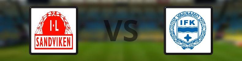 Sandvikens IF - IFK Värnamo odds, speltips, resultat i Superettan