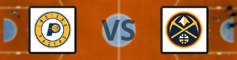 Indiana Pacers - Denver Nuggets odds, speltips, resultat i NBA