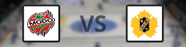 MODO Hockey - Skellefteå AIK odds, speltips, resultat i SDHL