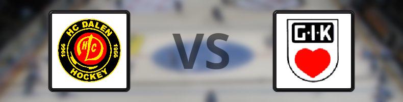 HC Dalen - Grästorps IK odds, speltips, resultat i HockeyEttan