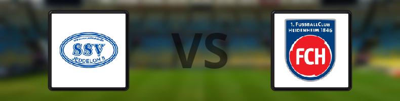 SSV Jeddeloh - FC Heidenheim odds, speltips, resultat i Tyska cupen