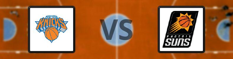 New York Knicks - Phoenix Suns odds, speltips, resultat i NBA