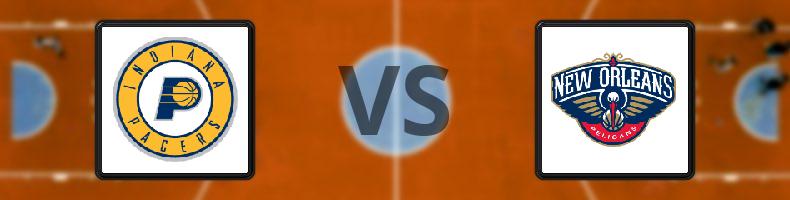 Indiana Pacers - New Orleans Pelicans odds, speltips, resultat i NBA