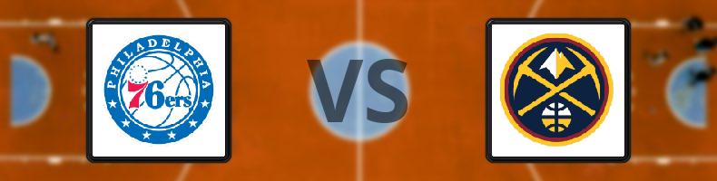 Philadelphia 76ers - Denver Nuggets odds, speltips, resultat i NBA
