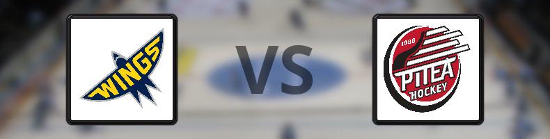 Wings HC Arlanda - Piteå HC odds, speltips, resultat i HockeyEttan