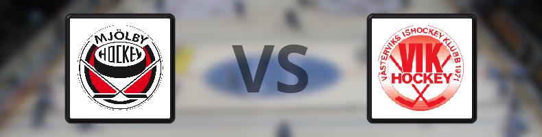 Mjölby HC - Västerviks IK odds, speltips, resultat i HockeyEttan