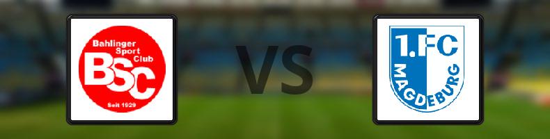 Bahlinger SC - 1. FC Magdeburg odds, speltips, resultat i Tyska cupen