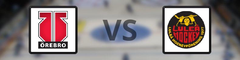 Örebro - Luleå odds, speltips, resultat i SHL