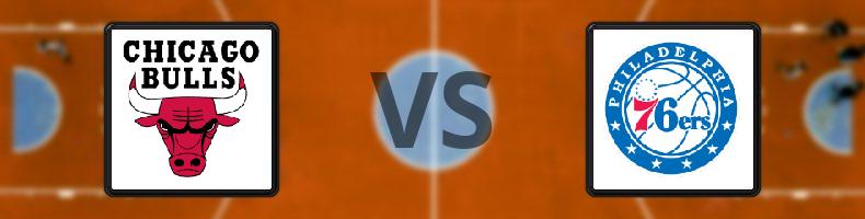 Chicago Bulls - Philadelphia 76ers odds, speltips, resultat i NBA
