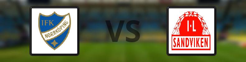IFK Norrköping - Sandvikens IF odds, speltips, resultat i Superettan