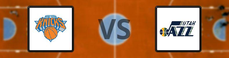 New York Knicks - Utah Jazz odds, speltips, resultat i NBA
