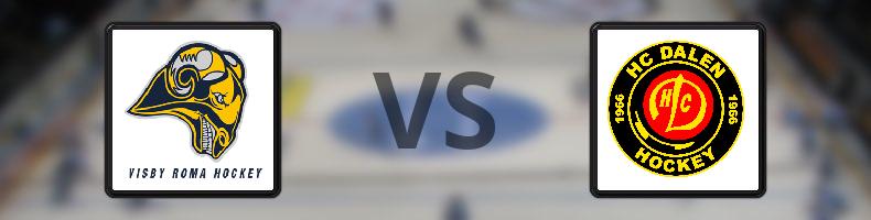 Visby/Roma HK - HC Dalen odds, speltips, resultat i HockeyEttan