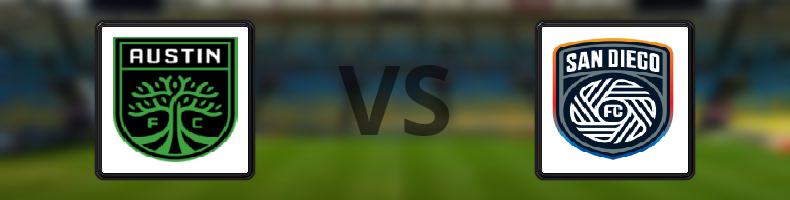 Austin FC - San Diego FC odds, speltips, resultat i MLS