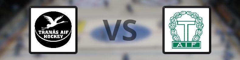 Tranås AIF IF - Tingsryd odds, speltips, resultat i HockeyEttan
