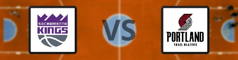 Sacramento Kings - Portland Trail Blazers odds, speltips, resultat i NBA