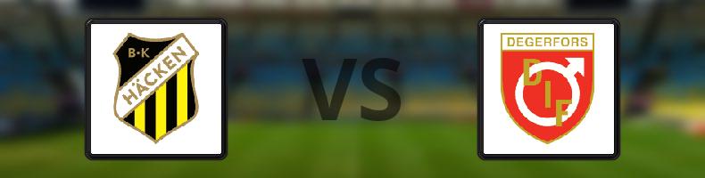 BK Häcken - Degerfors IF odds, speltips, resultat i Allsvenskan
