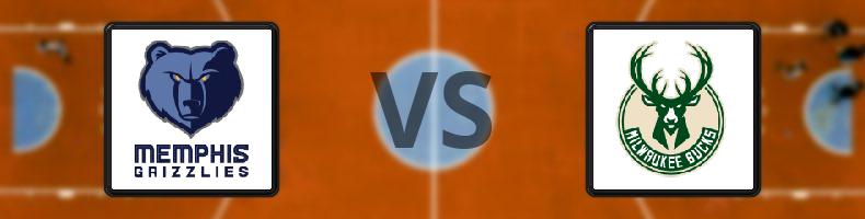 Memphis Grizzlies - Milwaukee Bucks odds, speltips, resultat i NBA