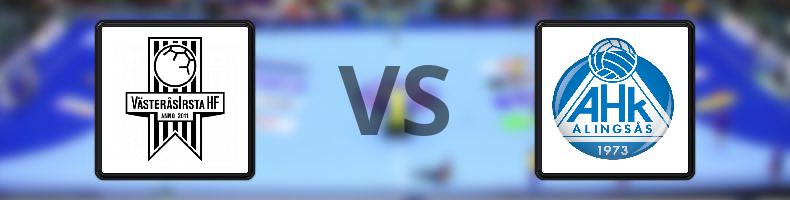 VästeråsIrsta HF - Alingsås odds, speltips, resultat i Handbollsligan herrar