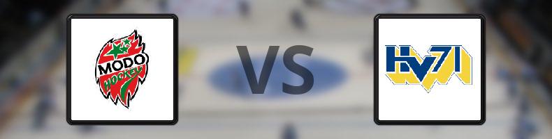 MODO - HV71 odds, speltips, resultat i SHL