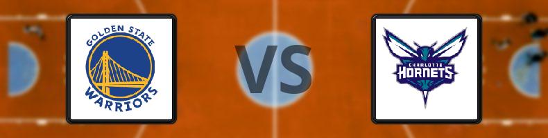 Golden State Warriors - Charlotte Hornets odds, speltips, resultat i NBA