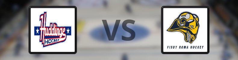 Huddinge - Visby/Roma HK odds, speltips, resultat i HockeyEttan