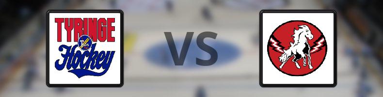 Tyringe SoSS - Vita Hästen odds, speltips, resultat i HockeyEttan