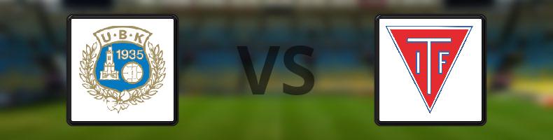 Utsiktens BK - Tvååkers IF odds, speltips, resultat i Division 1