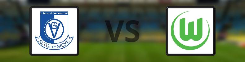 VSG Altglienicke - Wolfsburg odds, speltips, resultat i Tyska cupen