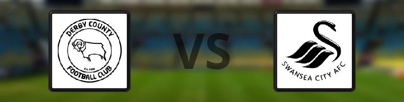 Derby County FC - Swansea odds, speltips, resultat i EFL Championship