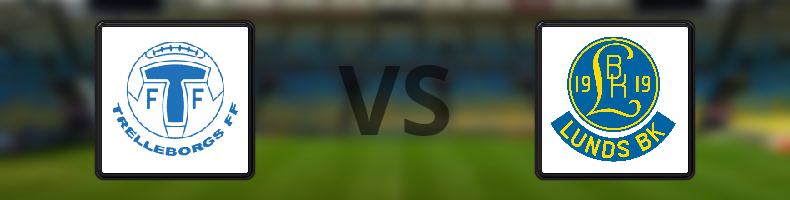 Trelleborgs FF - Lunds BK odds, speltips, resultat i Division 1