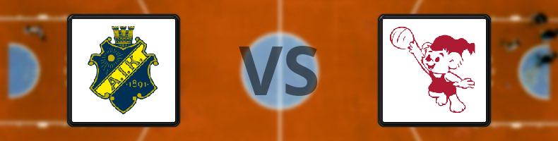 AIK Basket Dam - Brahe Basket odds, speltips, resultat i Basketligan damer
