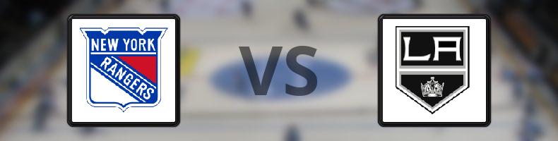 New York Rangers - Los Angeles Kings odds, speltips, resultat i NHL