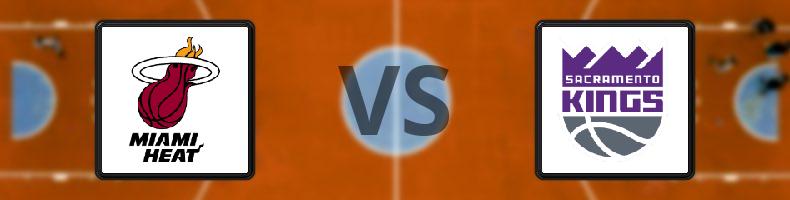 Miami Heat - Sacramento Kings odds, speltips, resultat i NBA