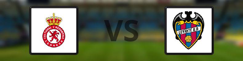 Cultural Leonesa - Levante odds, speltips, resultat i Copa del Rey