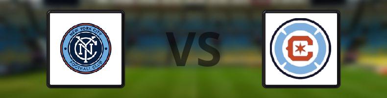 New York City FC - Chicago Fire odds, speltips, resultat i MLS
