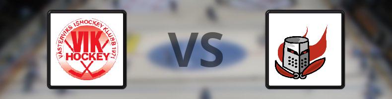 Västerviks IK - Nyköpings Hockeyklubb odds, speltips, resultat i HockeyEttan
