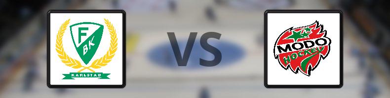 Färjestad BK - MODO Hockey odds, speltips, resultat i SDHL