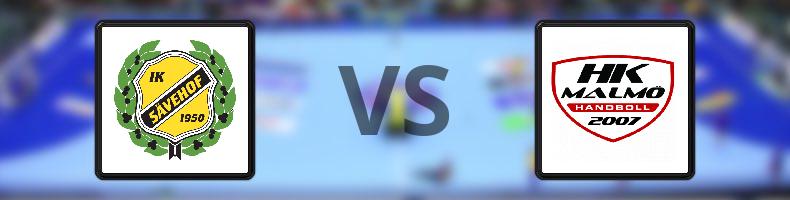 Sävehof - Malmö odds, speltips, resultat i Handbollsligan herrar