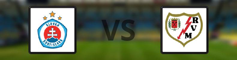 Slovan Bratislava - Rayo Vallecano odds, speltips, resultat i Conference League