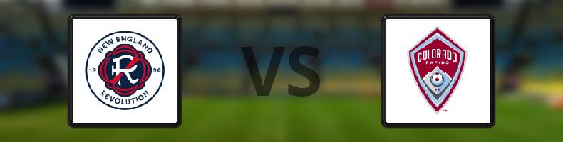 New England Revolution - Colorado Rapids odds, speltips, resultat i MLS