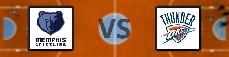 Memphis Grizzlies - Oklahoma City Thunder odds, speltips, resultat i NBA