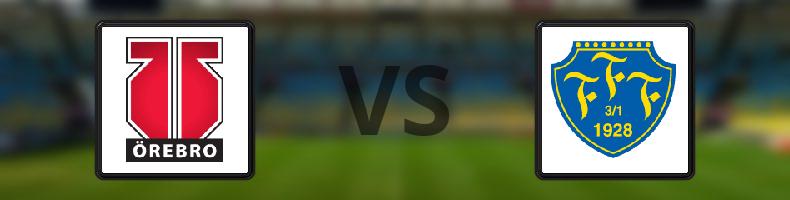 Örebro - Falkenbergs FF odds, speltips, resultat i Superettan