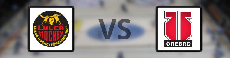 Luleå - Örebro odds, speltips, resultat i SHL