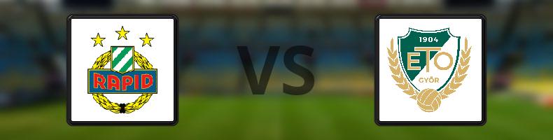 Rapid Wien - Györ odds, speltips, resultat i Conference League