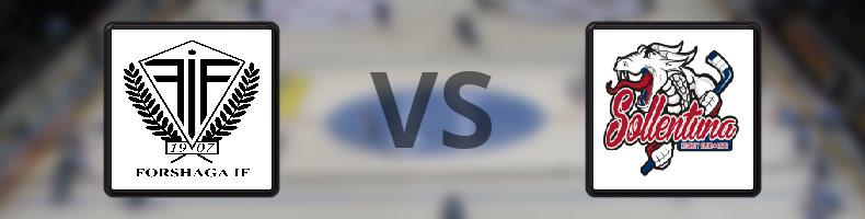 Forshaga IF - Sollentuna HC odds, speltips, resultat i HockeyEttan