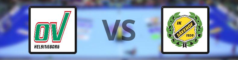 Ov Helsingborg - Sävehof odds, speltips, resultat i Handbollsligan herrar