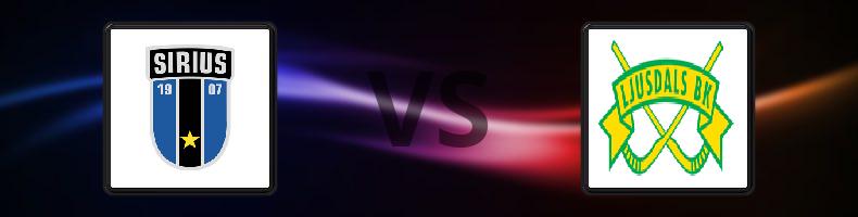 IK Sirius - Ljusdals BK odds, speltips, resultat i Elitserien