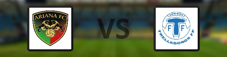 Ariana FC - Trelleborgs FF odds, speltips, resultat i Division 1