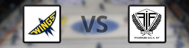 Wings HC Arlanda - Forshaga IF odds, speltips, resultat i HockeyEttan