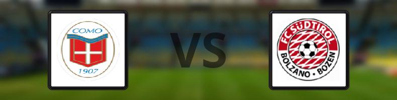 Como - Südtirol odds, speltips, resultat i Coppa Italia